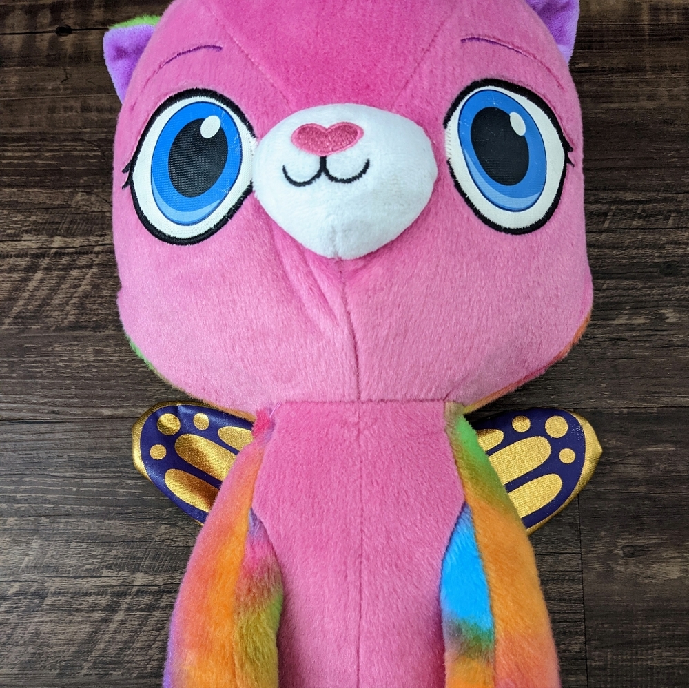 Funrise Rainbow Butterfly Unicorn Kitty Plush Stuffed Animal
